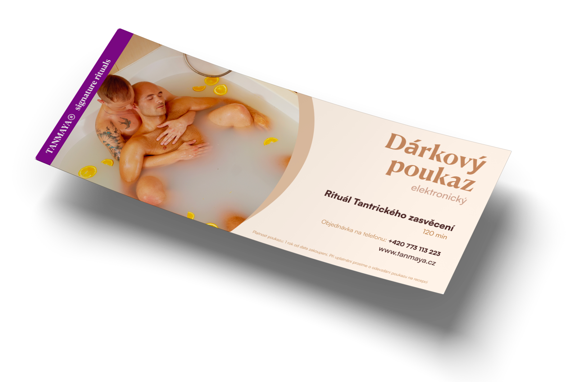 Daruj tantrickou masáž jako dárek.